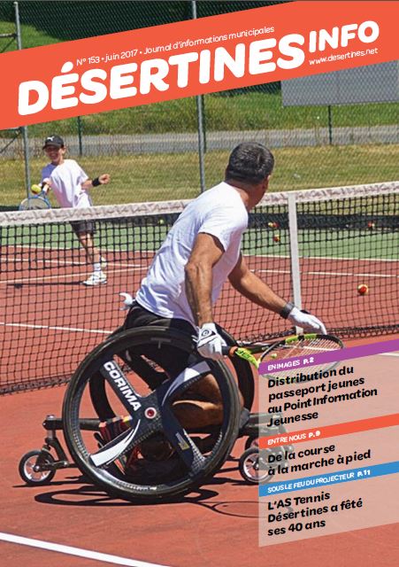Couverture Désertines info juin 2017