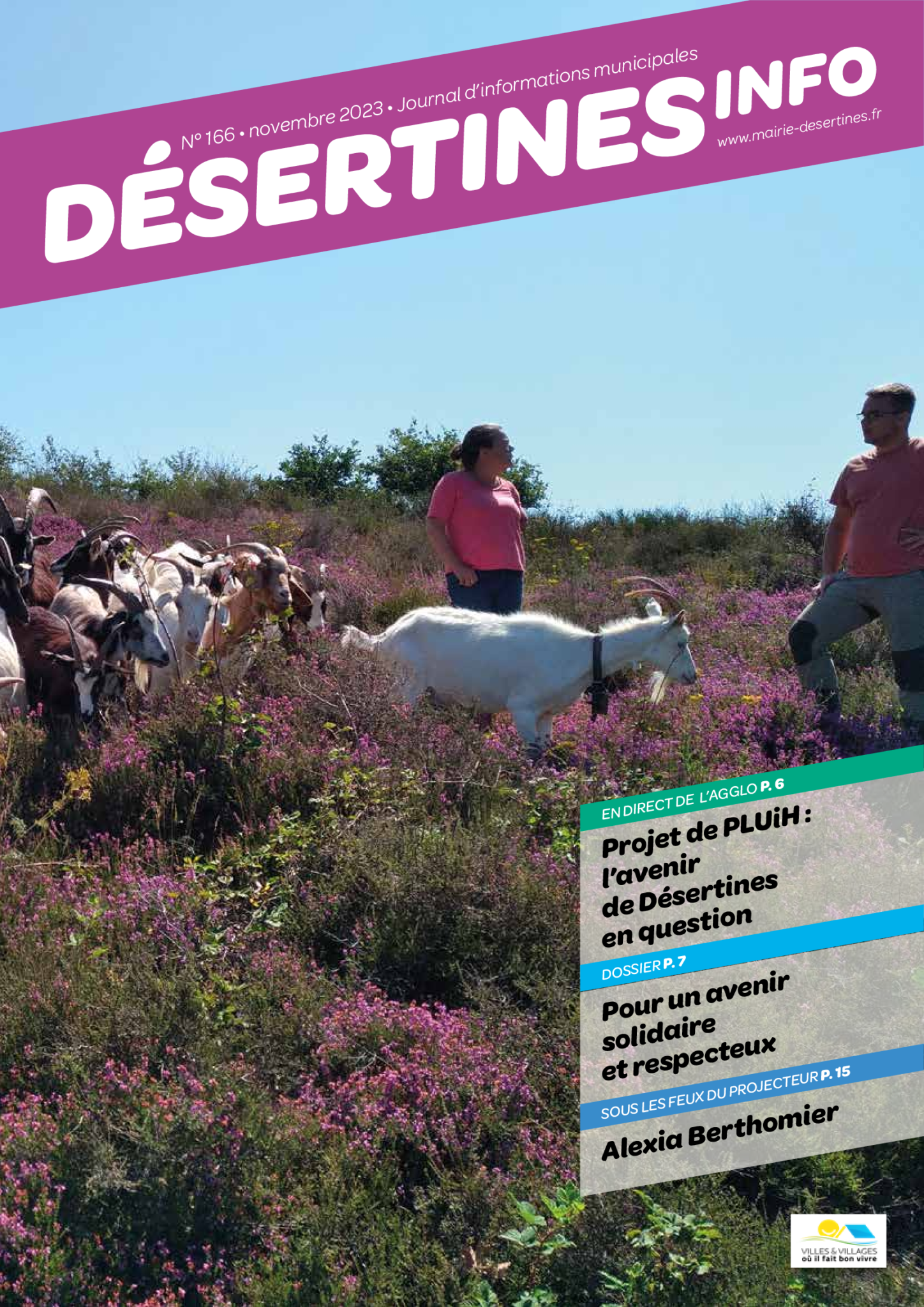 Couverture Désertines info 2023 n°166