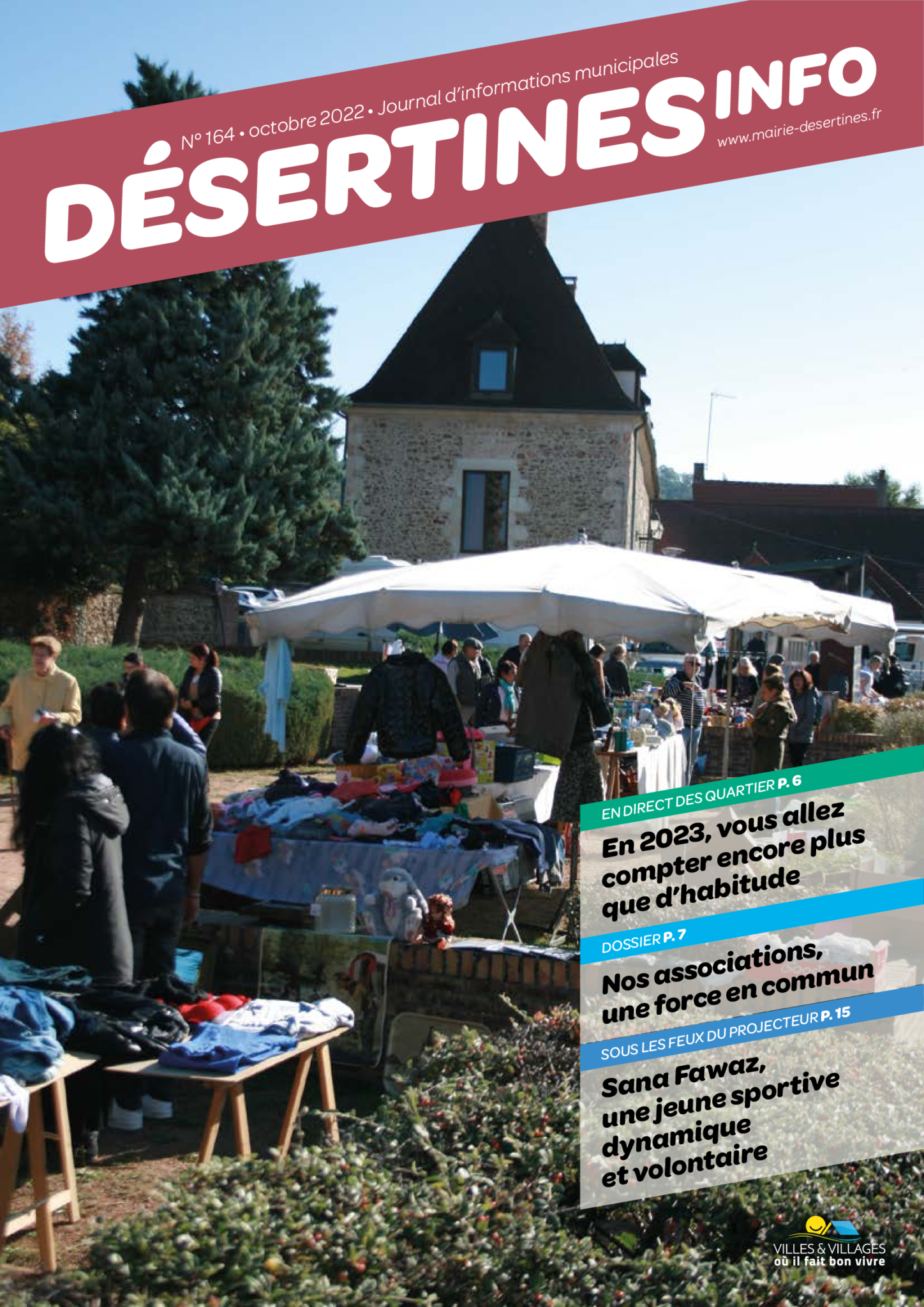 Couverture Désertines info 2023 n°164